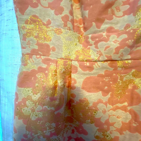 Pink and gold day dress - Picture 3 of 4